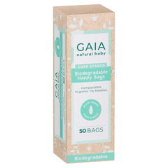 Gaia 婴幼儿可降解一次性尿布袋 50个
