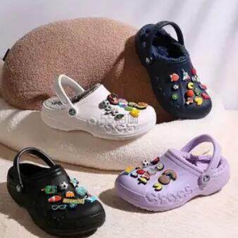 【含税直邮】Crocs 卡骆驰 Baya 贝雅系列 中性款暖棉洞洞鞋