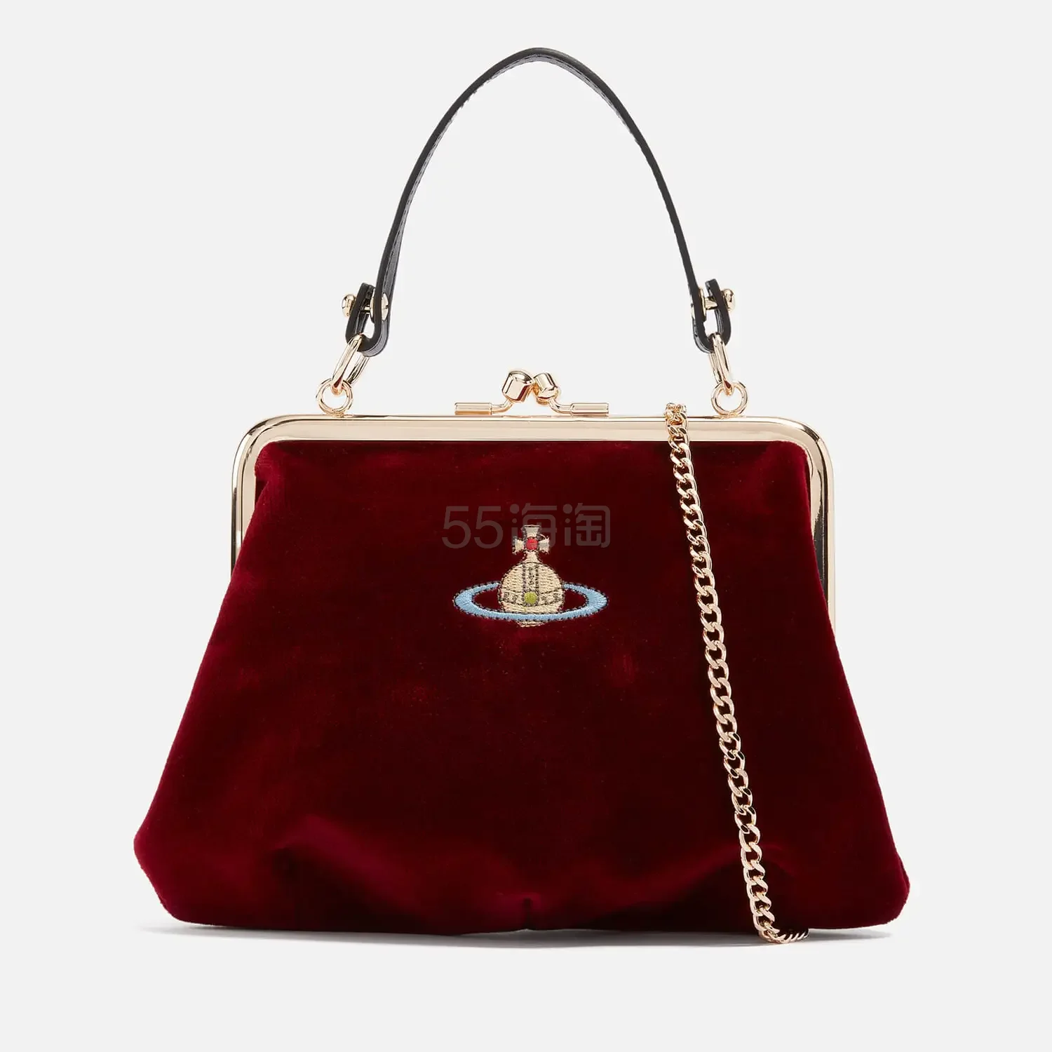 Vivienne Westwood 西太后 Granny 红色丝绒饺子包