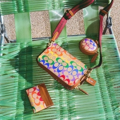 Coach Outlet：彩虹系列入折扣区！Dempsey Tote 22 仅$119.4