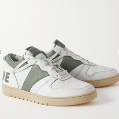 RHUDE Rhecess 拼色做旧皮革运动鞋