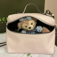 新品！Longchamp 珑骧 奶白盒子包