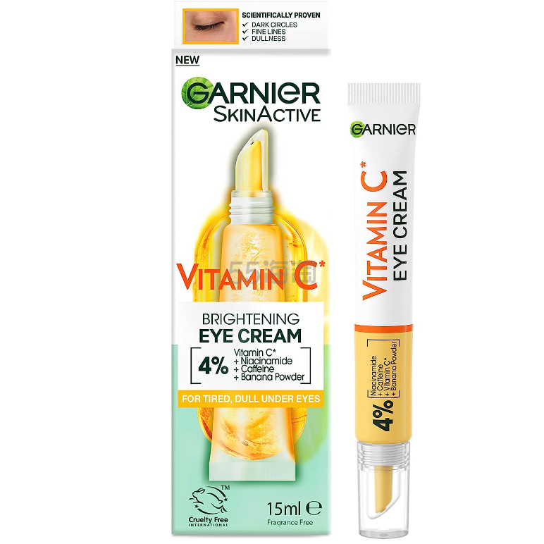 【含税直邮】GARNIER 卡尼尔 维生素C眼霜 15ml