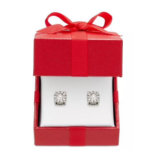 Macy's 梅西百货 钻石耳钉 (1/3 ct. t.w.)