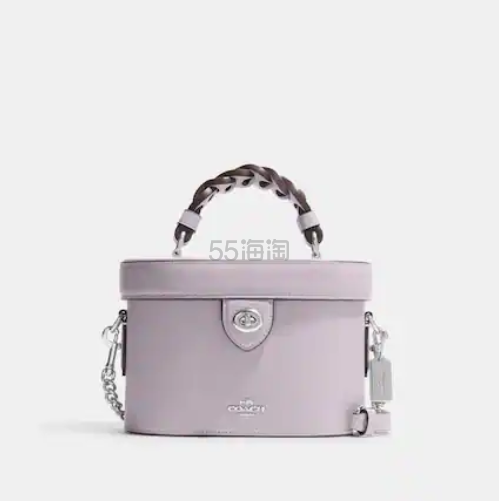 香芋紫补货！Coach 蔻驰 Kay 纯色盒子包