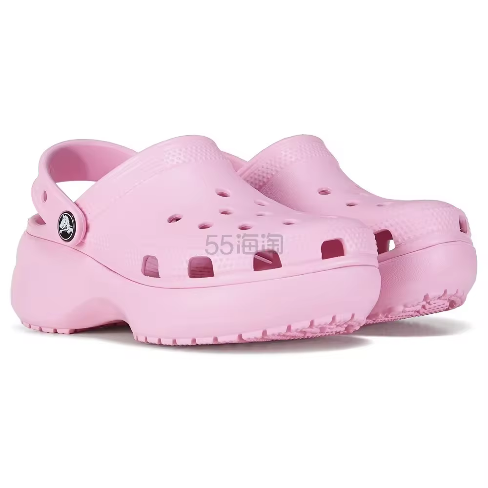 w5、6有货！Crocs 卡骆驰女款云朵粉色洞洞鞋