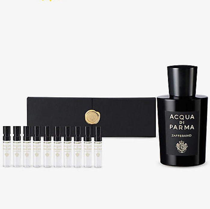 新品！Acqua di Parma 帕尔玛之水格调藏红花调香水100ml+10支试管香,海