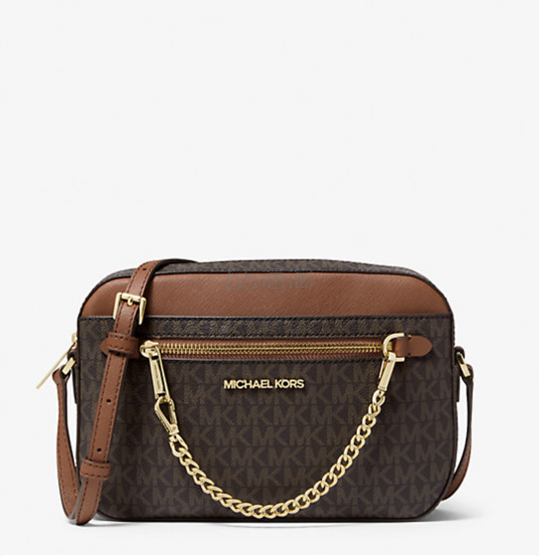 Michael Kors Jet Set 大号老花单肩包