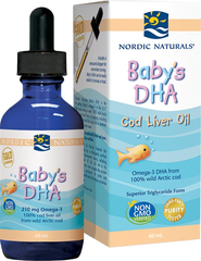 Nordic NatUrals 挪威小鱼 DHA婴幼儿鳕鱼油滴剂 原味 60ml