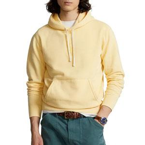 Ralph Lauren 拉夫劳伦男士纯色连帽卫衣 黄色款
