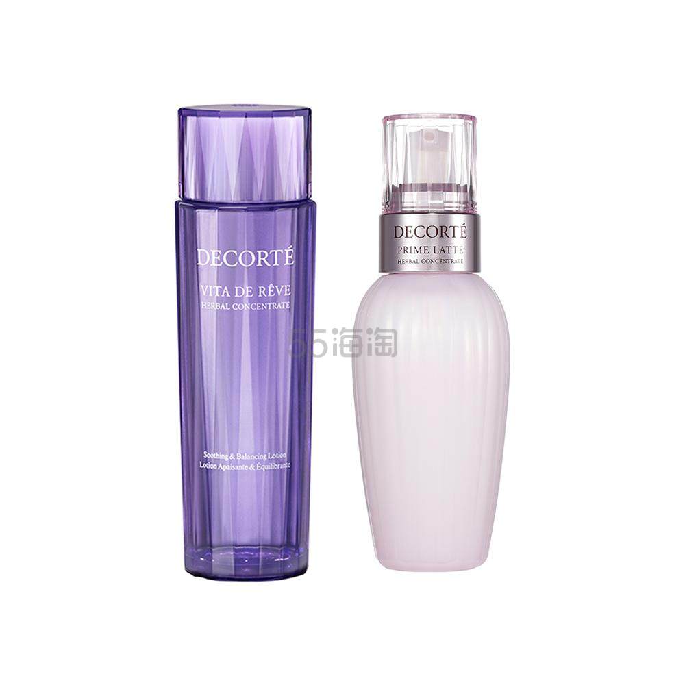 【基础返利上涨】COSME DECORTE 黛珂紫苏水牛油果乳组合 精华水新版150ml+乳液150ml