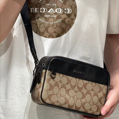 双色可选！Coach 蔻驰 Graham 老花相机包