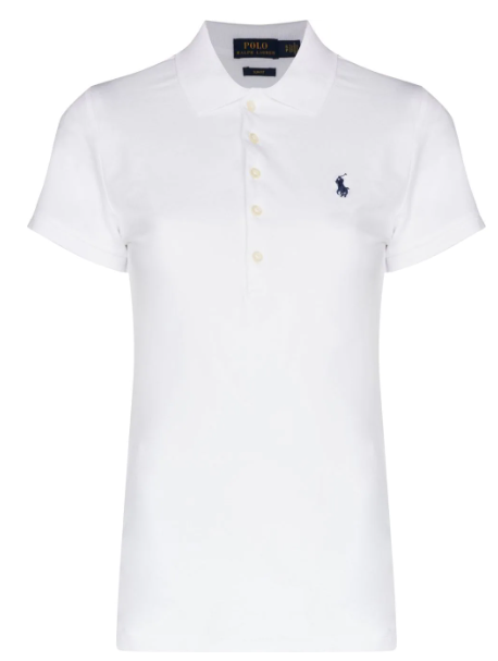 Polo Ralph Lauren 小马刺绣白色polo衫