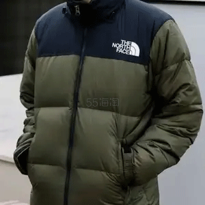 【含税直邮】The North Face 北面 1996 男款军绿色羽绒服