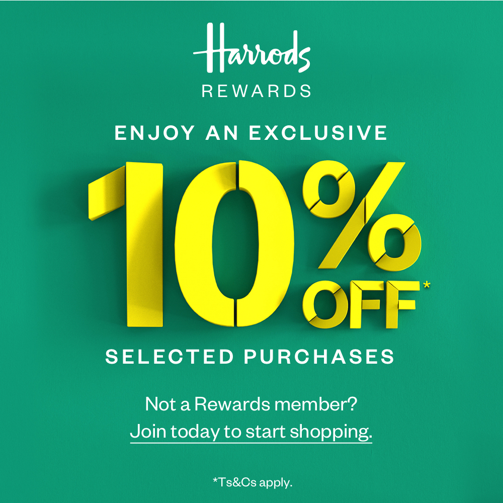 Harrods：秋季大促！全场时尚美妆无门槛9折