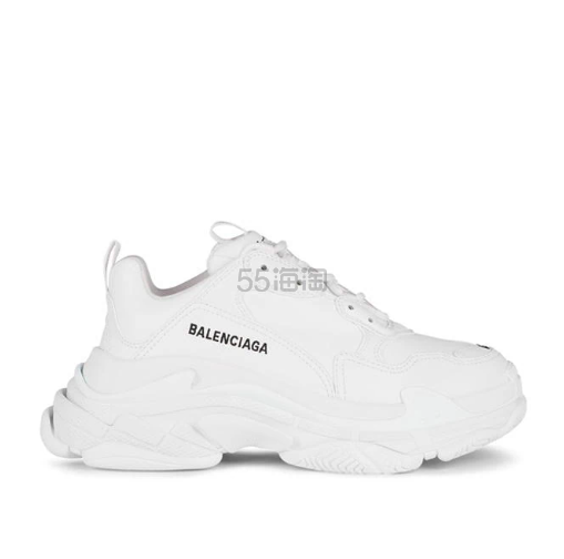 BALENCIAGA 巴黎世家白色 TRIPLE S 老爹鞋