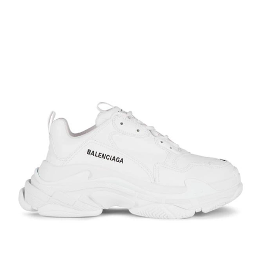 BALENCIAGA 巴黎世家白色 TRIPLE S 老爹鞋