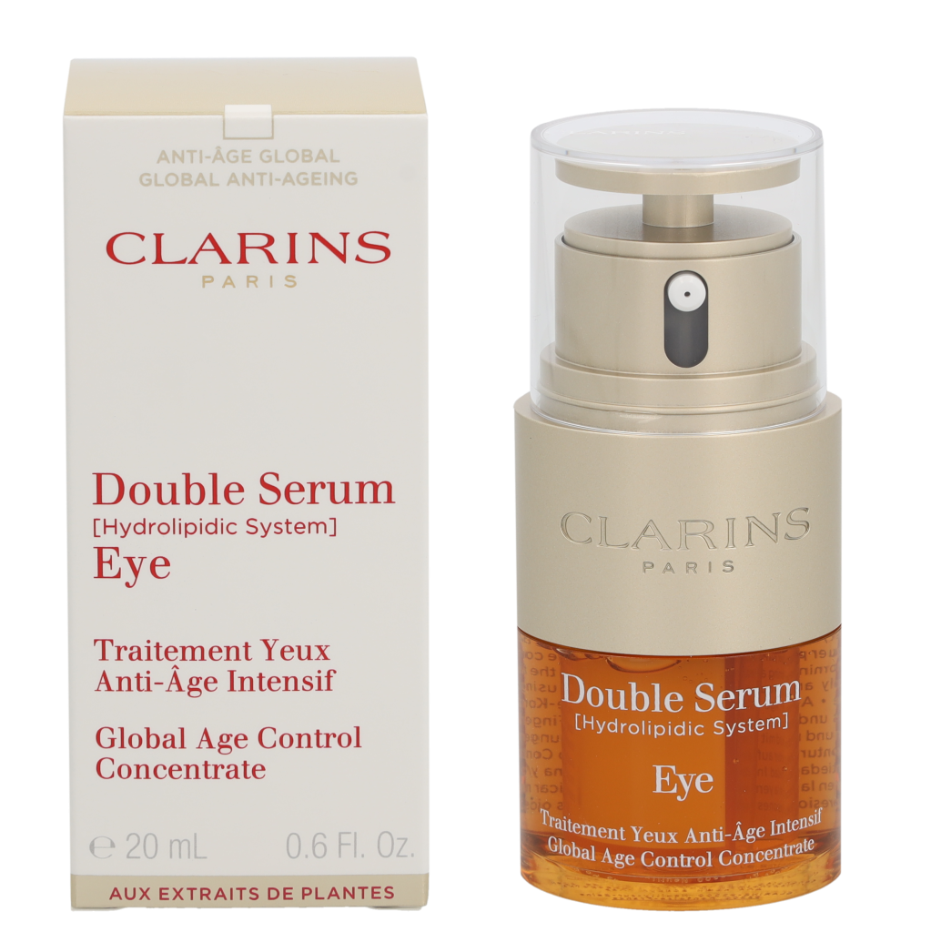 【荷兰仓】 CLARINS 娇韵诗 双萃焕活眼部精华眼霜 淡化细纹黑眼圈紧致抗初老 20ml