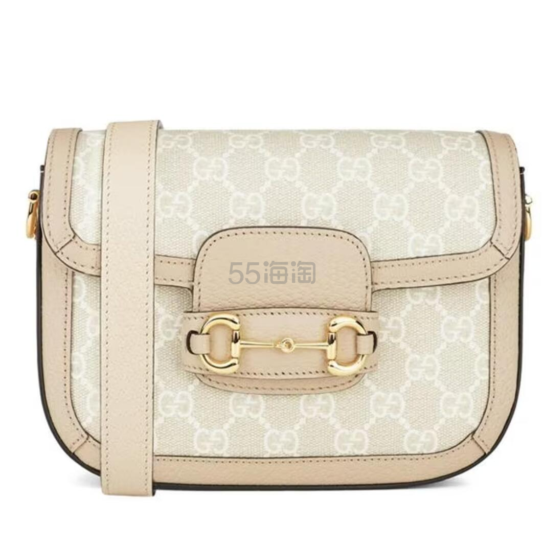 Gucci 燕麦色 1955 HORSEBIT MINI 马鞍包