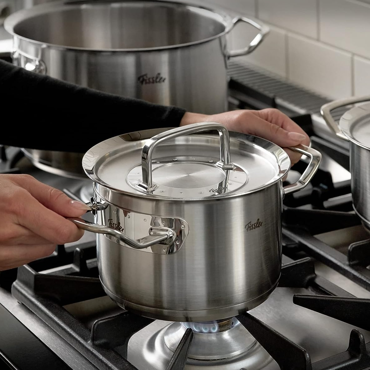 【含税直邮】Fissler 菲仕乐 Original-Profi 系列不锈钢烹饪锅 2.6L