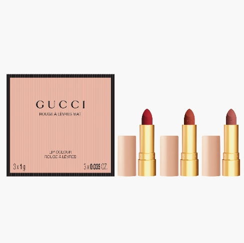 Gucci 古驰倾色迷你口红套装 25+506+208