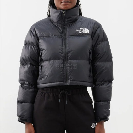 Matches AU/APAC:THE NORTH FACE 黑色 Nuptse 短款羽绒服