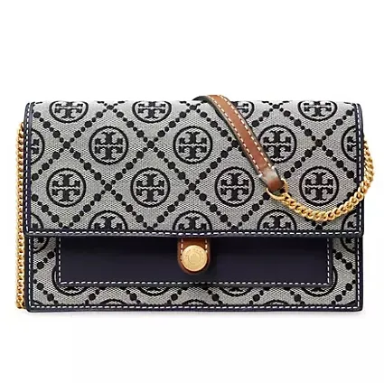 新品！Tory Burch 汤丽柏琦老花拼色风琴包- 北美找丢网