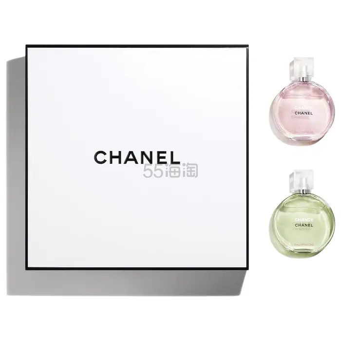 CHANEL 香奈儿绿邂逅+粉邂逅香水套装 35.5mL*2