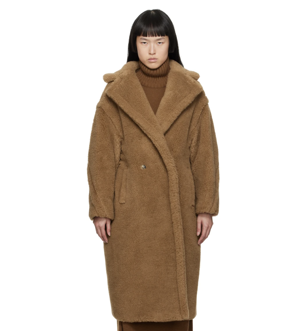 文咏珊同款！MAX MARA 泰迪熊大衣