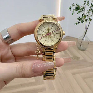 Vivienne Westwood 西太后 Kensington II 小金表 VV006KGD