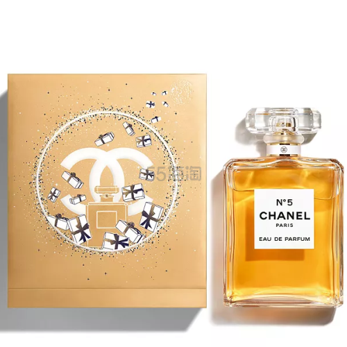 上新！CHANEL 香奈儿 N°5 5号香水圣诞限定包装 3.40 OZ