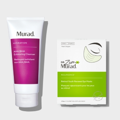 变相7.5折！Murad 幕拉得 眼膜+水杨酸洁面（价值$88）