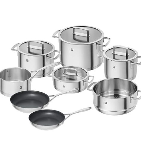 【含税直邮】zwilling 双立人 vitality系列 不锈钢锅具8件套