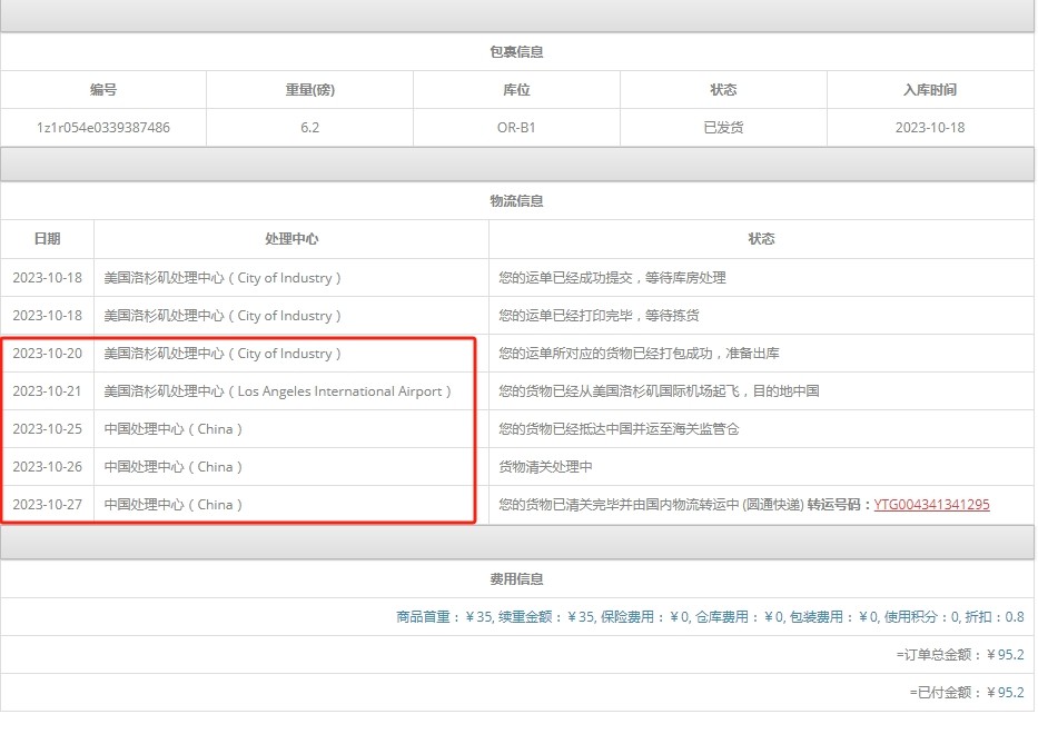 家人们，谁懂啊！要不是我自己的包裹，任谁说现在海淘包裹一周左