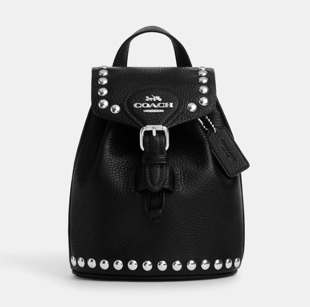 降价！Coach 蔻驰 Amelia Convertible 抽绳铆钉双肩包