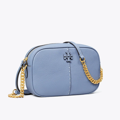 Tory burch MCGRAW 蓝色相机包