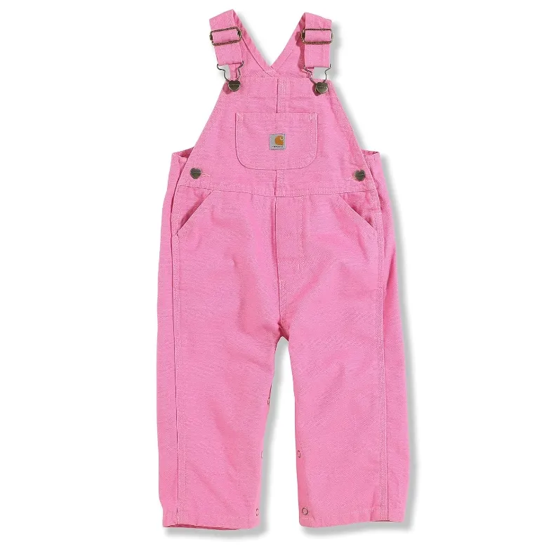 Carhartt Miscrosanded 女童 水洗帆布背带裤