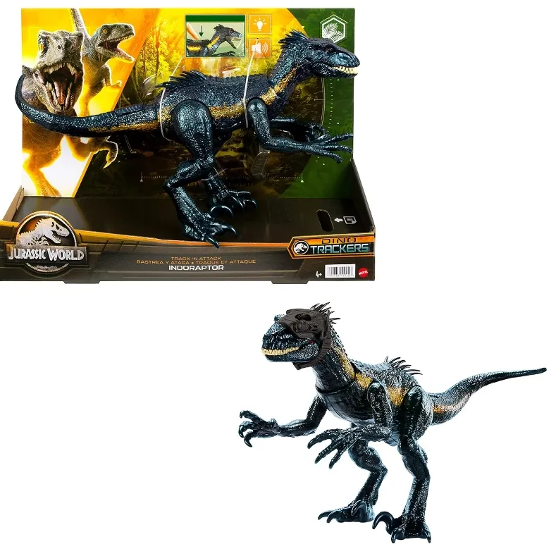 Jurassic World Toys 恐龙公仔 带追踪装置