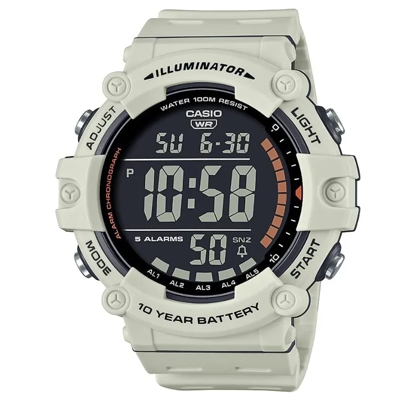 Casio 卡西欧 Illuminator 白色多功能手表