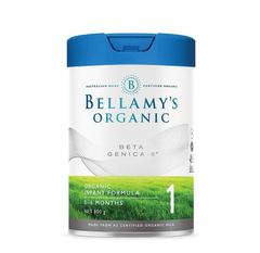 【包邮】Bellamy 贝拉米白金版有机A2婴儿奶粉 一段 0-6个月 800g * 三罐
