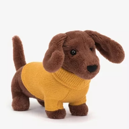 Jellycat 黄色腊肠犬玩偶