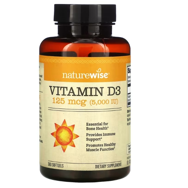 NatureWise 维生素 D3 360 粒软凝胶