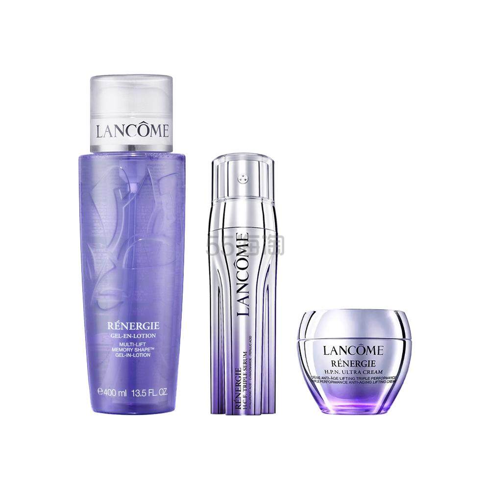 LANCOME 塑颜三重紧致焕颜套装 三管精华50ml+新塑颜凝露水 400ml+百肽霜 50ml 套装