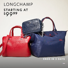 【2023黑五】Gilt：Longchamp 珑骧包袋热卖 低至$99.99
