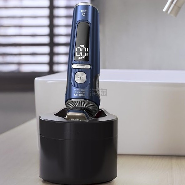 【含税直邮】Philips 飞利浦 Norelco S9000 Prestige 可充电干湿两用剃须刀 太空级版 SP9886/89
