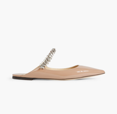 JIMMY CHOO Bing 裸色穆勒鞋