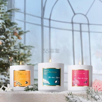 【2023圣诞限定】Maison Francis Kurkdjian 弗朗西斯·库尔吉安 节日限定雪境冷杉香薰蜡烛 280g
