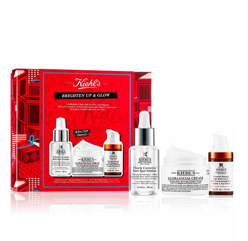 降价！KIEHL'S 提亮保湿3件套 价值$158