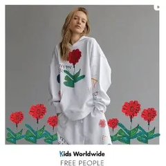 【2023网一】Free People UK：大促升级！毛绒外套£35、鱼骨运动上衣£23