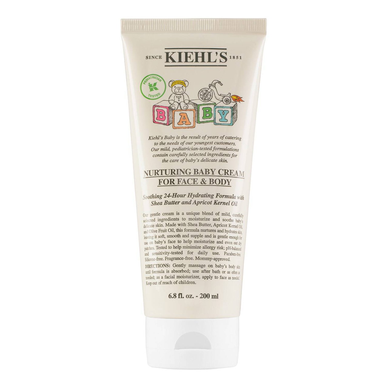 【满赠+含税】Kiehl's 科颜氏 婴儿滋润舒缓保湿霜 200ml